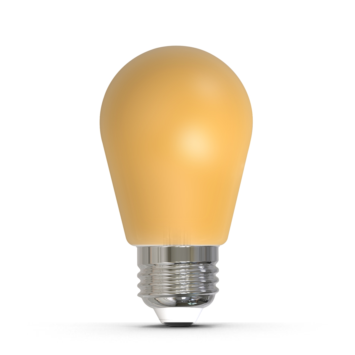 25W Equivalent Ceramic Yellow Color S14 Weatherproof Outdoor E26 Medium Base LED Light Bulb,10PK