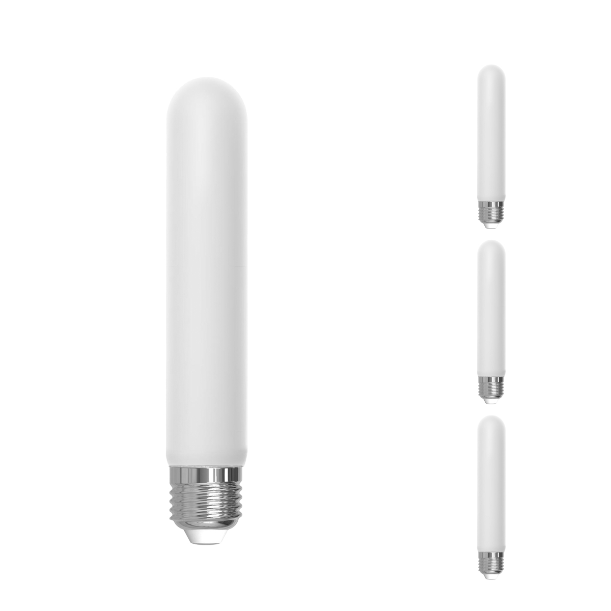 LED Filament,5 Watt Dimmable T9 5 inch Light Bulb,Clear Glass Finish,E26 Base,4000K,400 Lumens,4PK