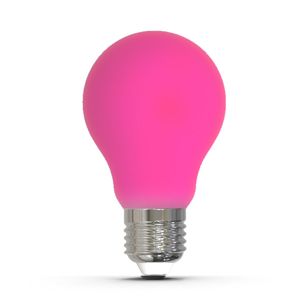 25-Watt Equivalent Ceramic Pink Color A19 Weatherproof Outdoor E26 Medium Base LED Light Bulb,10PK