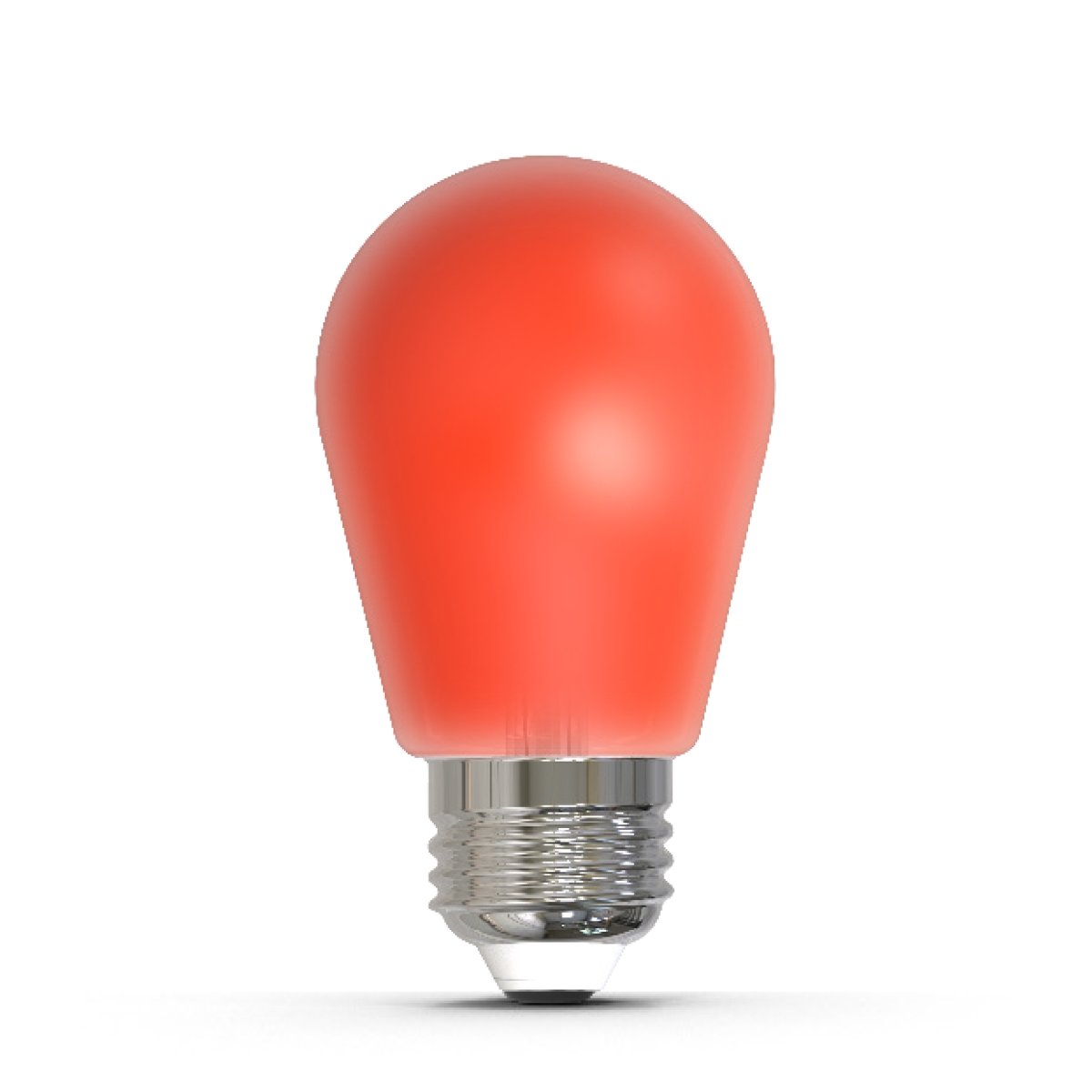 25-Watt Equivalent Ceramic Red Color S14 Weatherproof Outdoor E26 Medium Base LED Light Bulb, 10PK