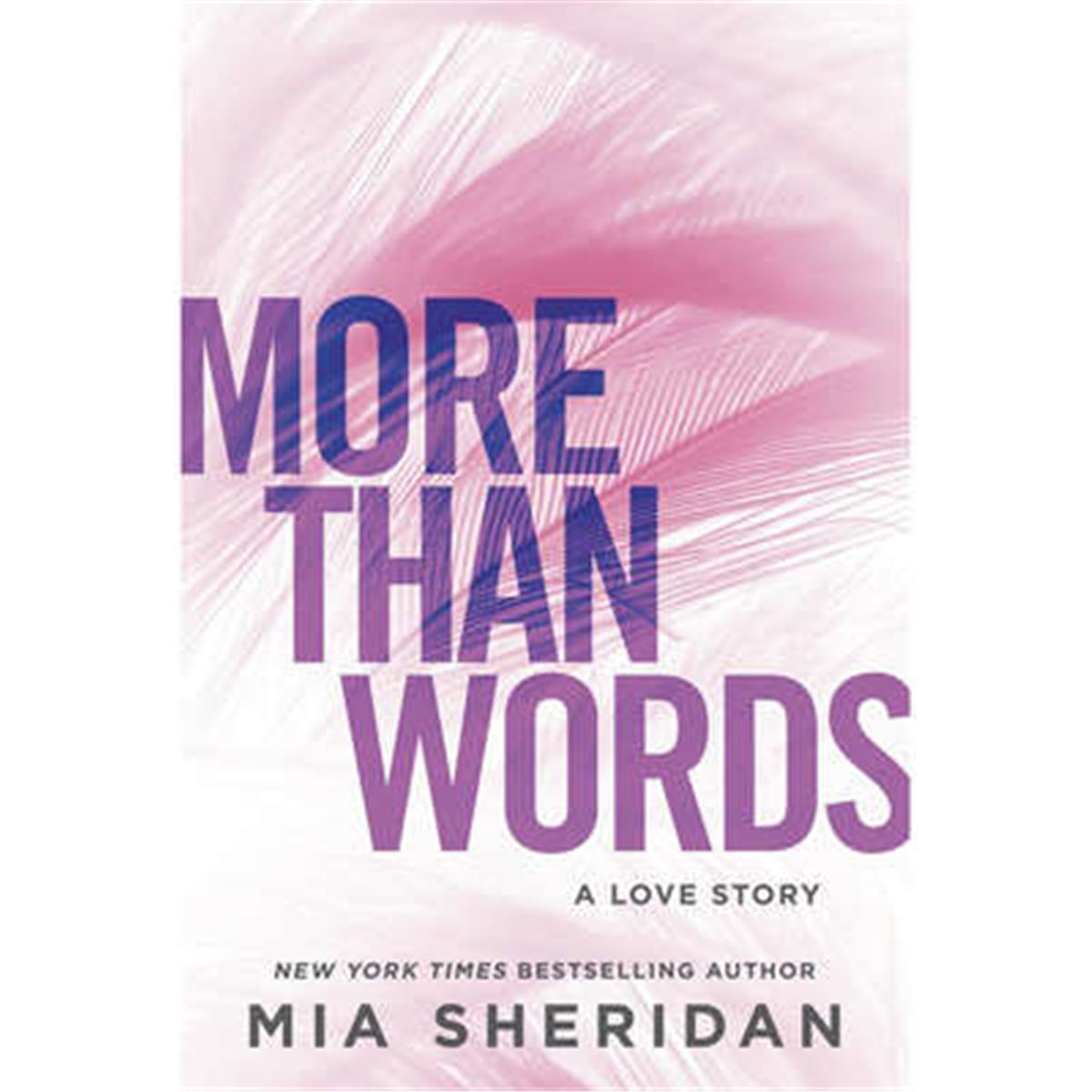 9781549144110 More Than Words Mia Sheridan