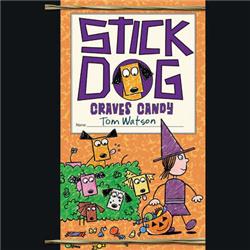 c7x4 Stick Dog Craves Candy Book
