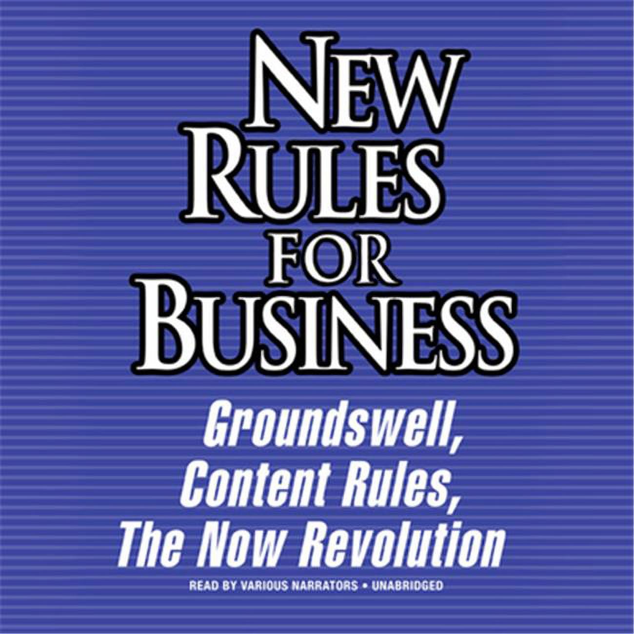 Picture of Blackstone Audio 9781469066103 New Rules for Business Audio Book