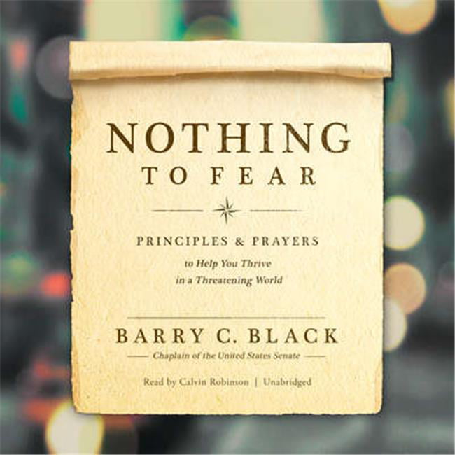 Nothing To Fear Audio Book - Black