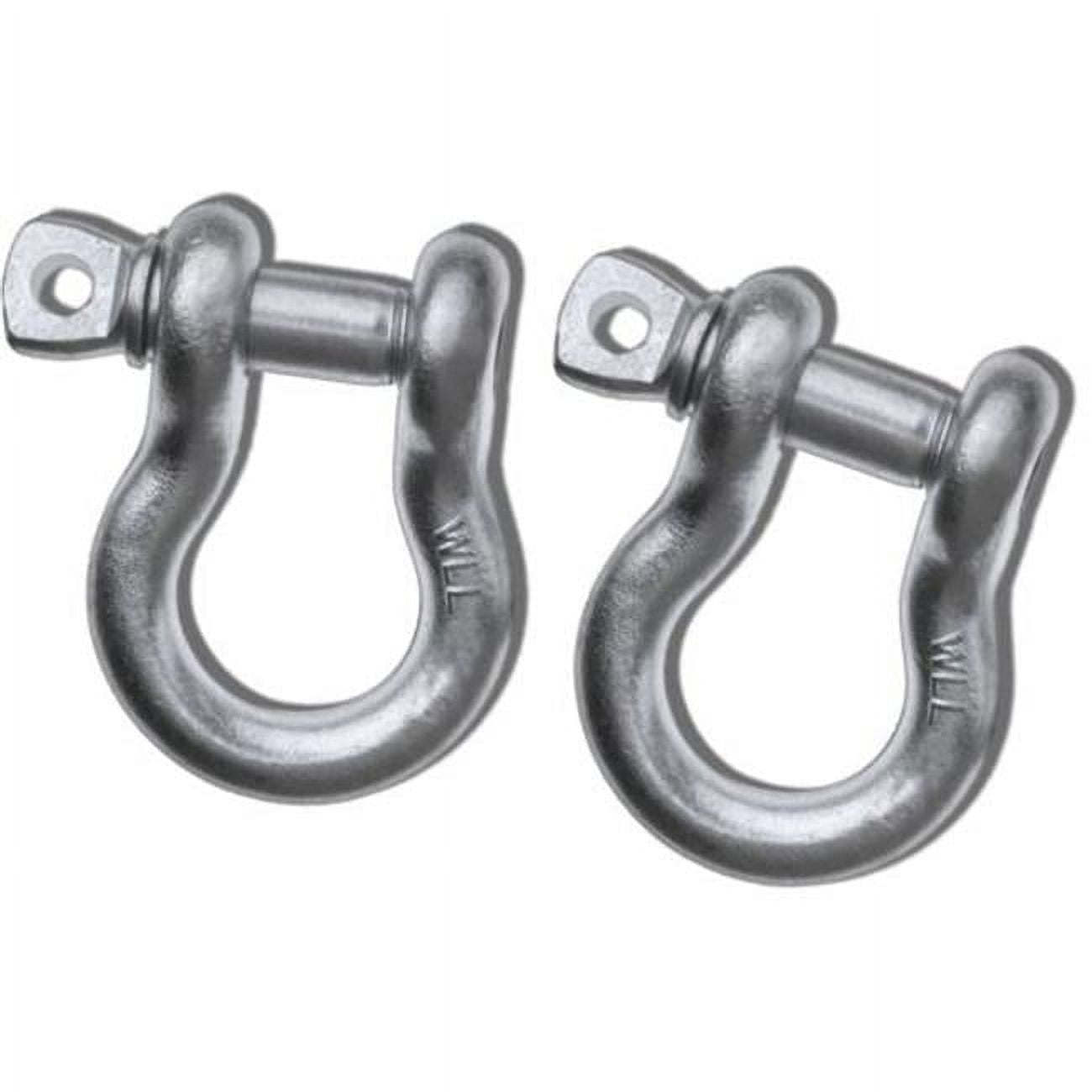 Picture of 1 inch MEGA D-SHACKLES - GALVANIZED (PAIR) (4X4 VEHICLE RECOVERY)