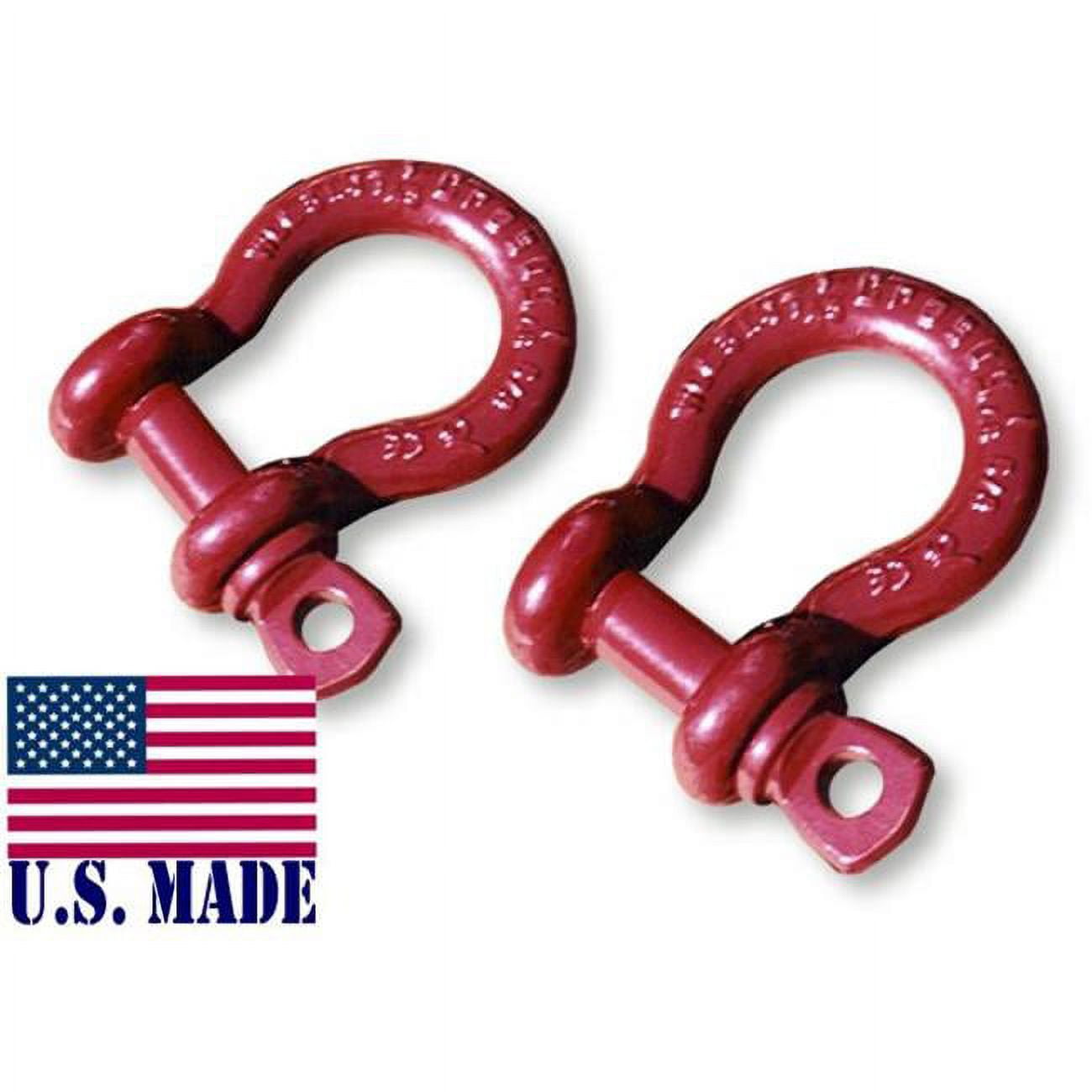 Picture of 1 inch MEGA Crosby-McKissick D-Shackles - North American Made (PAIR) (4X4 VEHICLE RECOVERY)