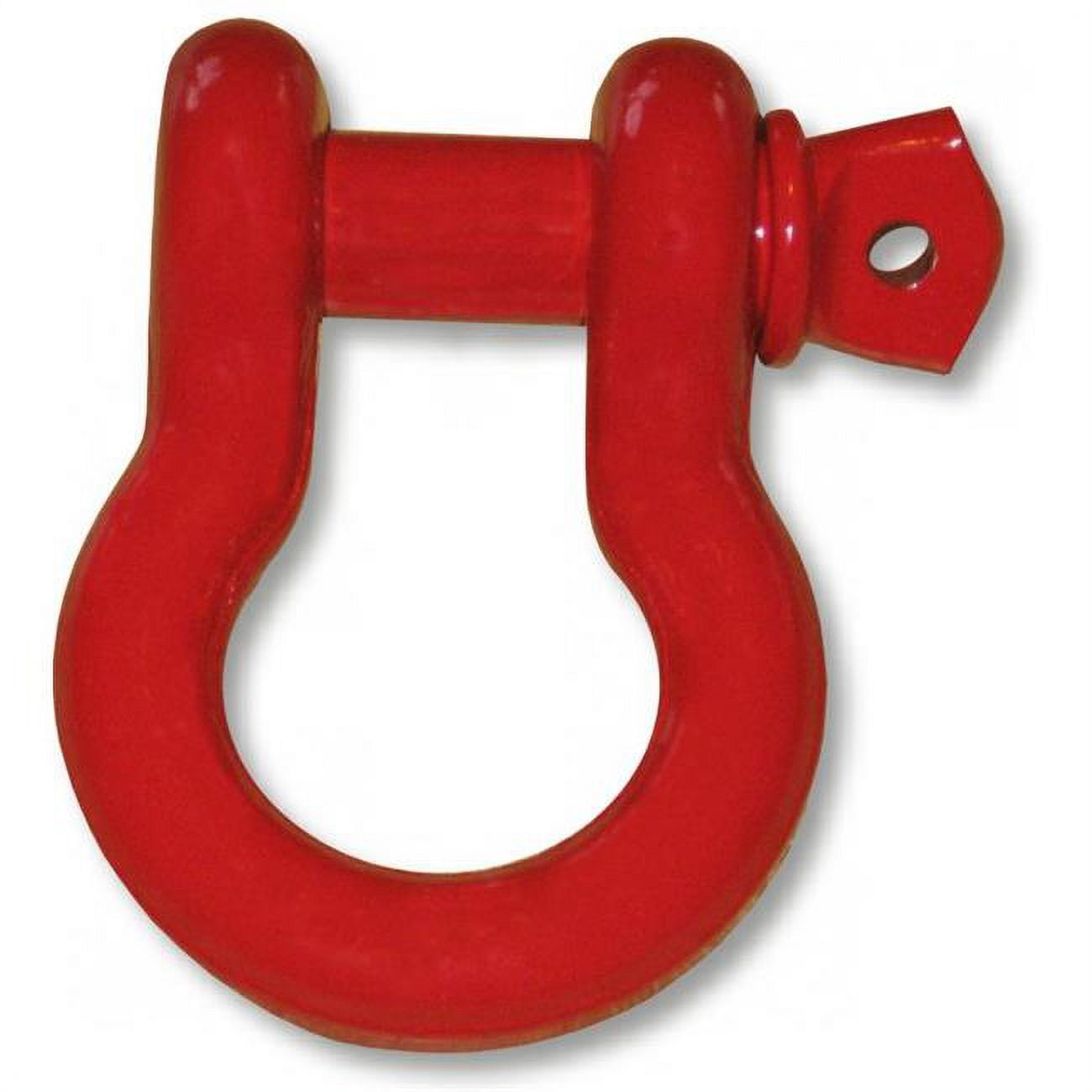 Picture of (It&amp;apos;s Big!) 1 inch MEGA D-Shackle - PATRIOT RED Powdercoated (SINGLE) (4X4 RECOVERY)
