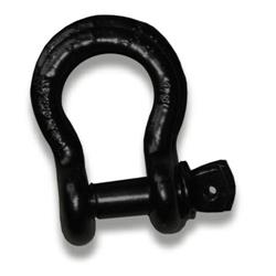 7/8 inch XL D-Shackle - BLACK POWDERCOATED (SINGLE) (4X4 RECOVERY)