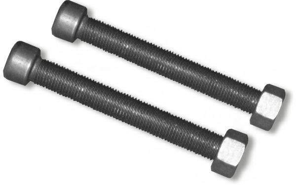 SCB0382-10 0.375 x 10 in. Axle Leaf Spring Center Bolts for 4x4 Off-Road Vehicles - Set of 2