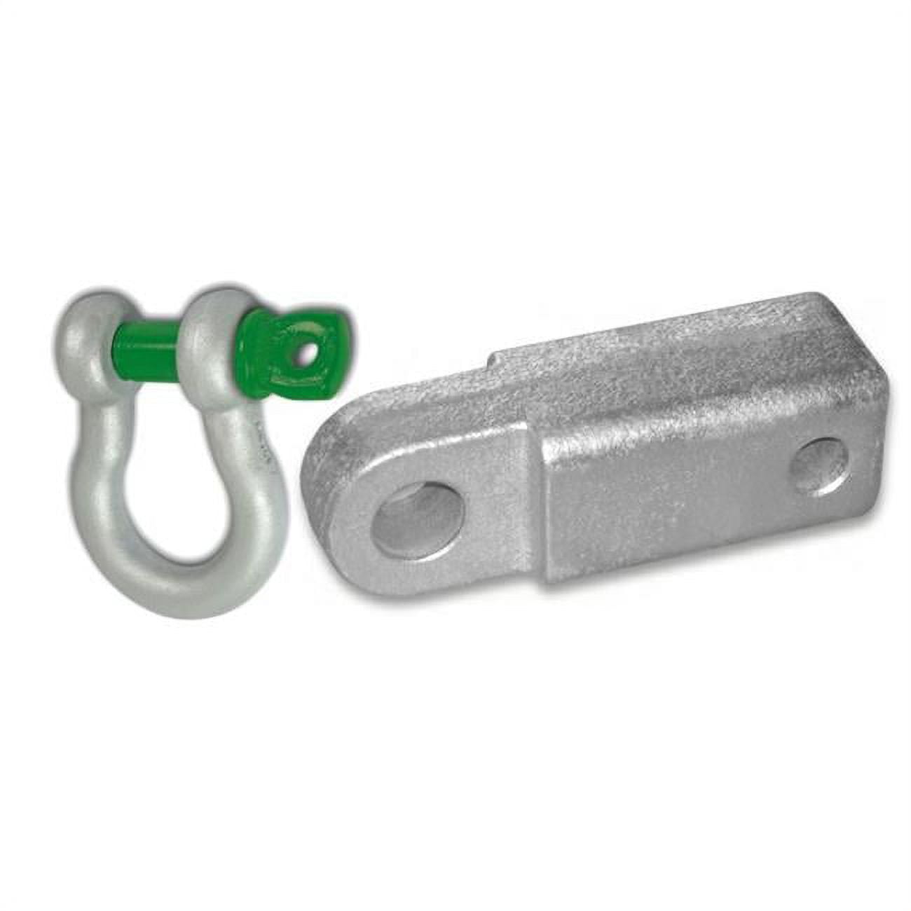 Picture of 2 inch Steel Receiver Bracket w/ VanBeest &quot;Green Pin&quot; D-Shackle (OFF-ROAD RECOVERY)