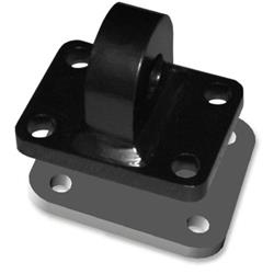 XD 3 TON BUMPER SHACKLE MOUNTS - MACHINED (PAIR) with Backing Plates