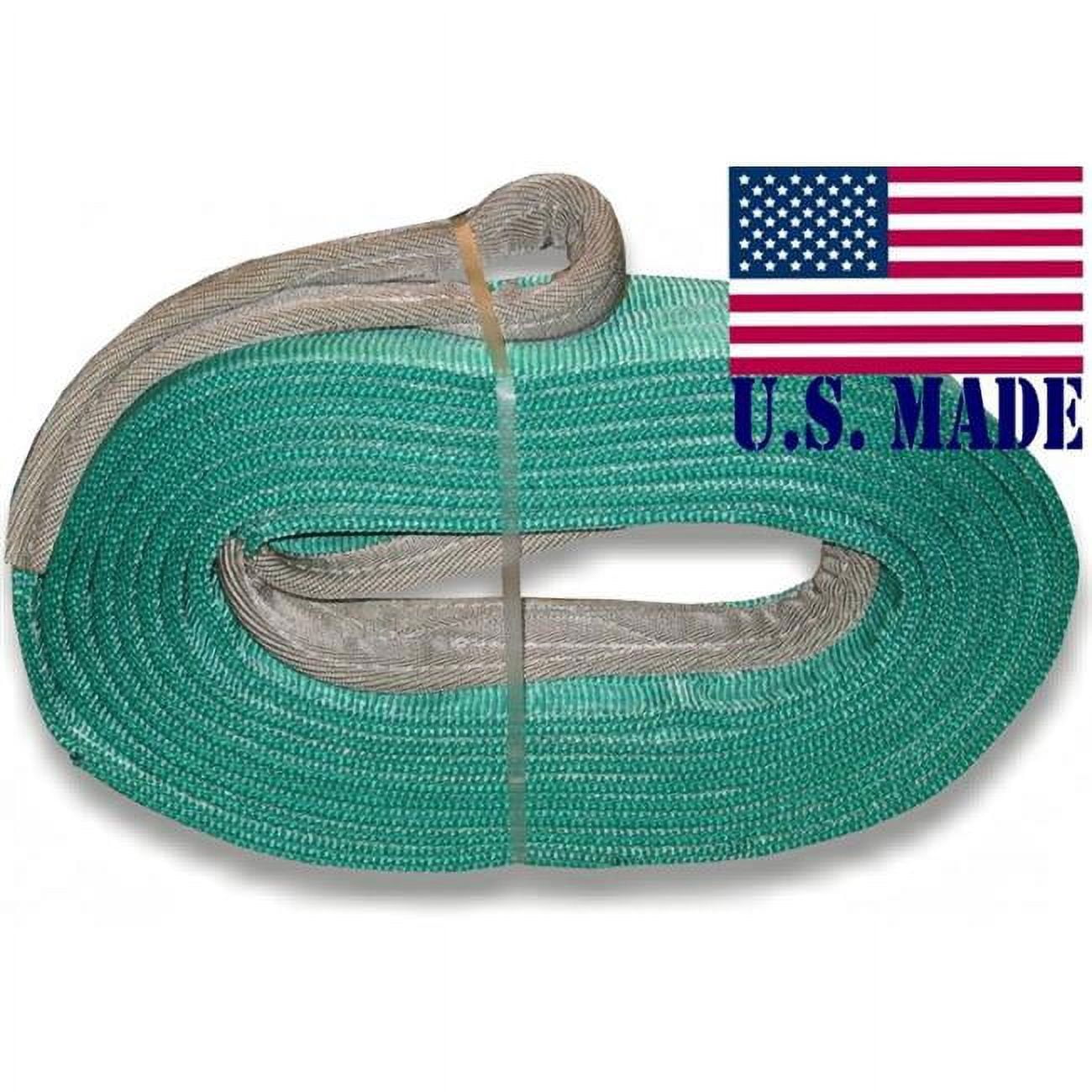 U.S. made MEGA RECOVERY STRAP 4 inch X 30 ft TWO-PLY (OFF-ROAD RECOVERY) -  BILLET4X4, BI39592