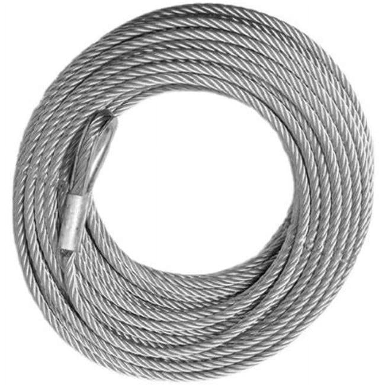 WINCH CABLE - GALVANIZED - 7/16 X 80 (17 600lb strength) (4X4 VEHICLE RECOVERY)