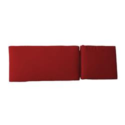Picture of Bellini PU2374C2067 23.5 x 72 x 3 in. Sunbrella Designer Chaise Fabric Lounge Cushions Knife Edge&#44; Canvas Jockey Red - Pack of 2