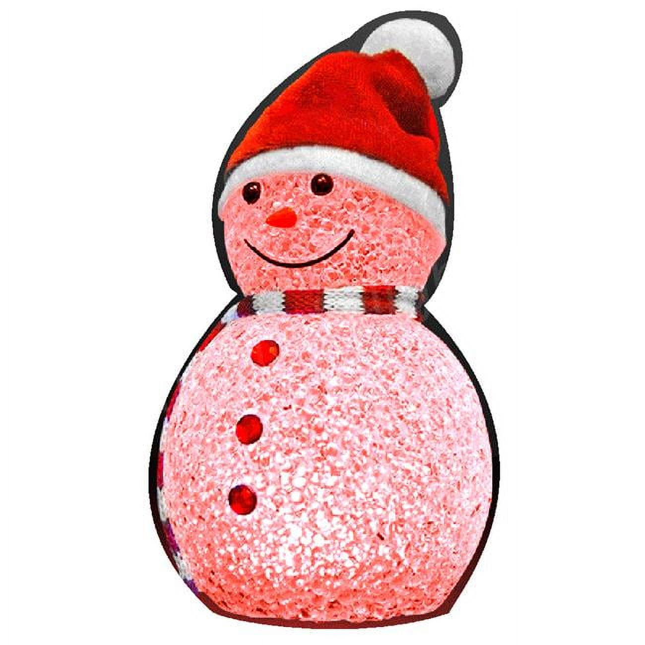 Color Changing Snowman Holiday Decoration