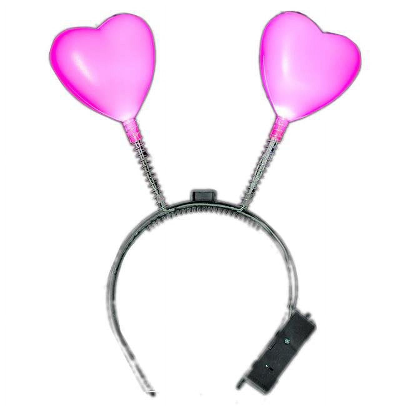 Picture of Blinkee 298000 Flashing Pink Heart Head Boppers
