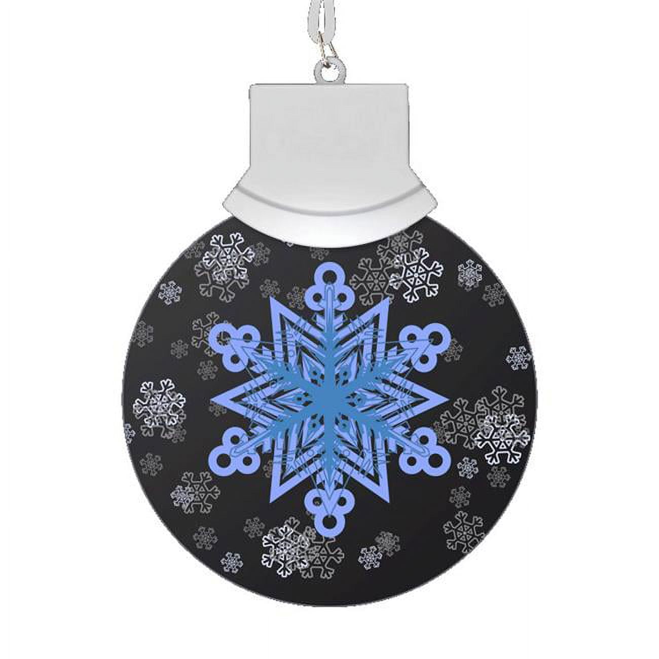 LED Let It Snow Animated Snowflake Necklace