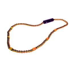A870 LED Necklace with Orange Beads