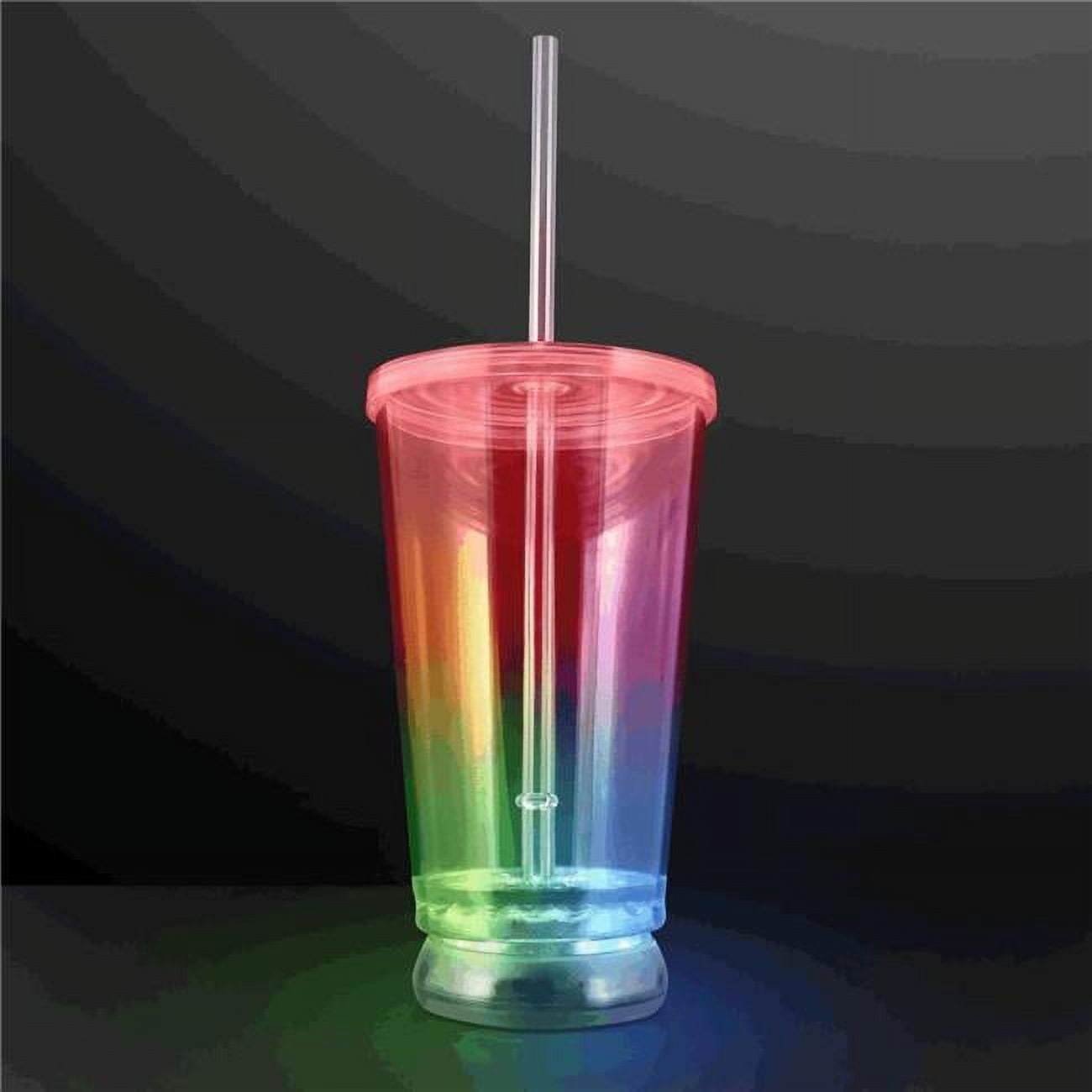 Picture of Blinkee 1281030 Large Double Wall LED to Go Tumbler Multi Colored