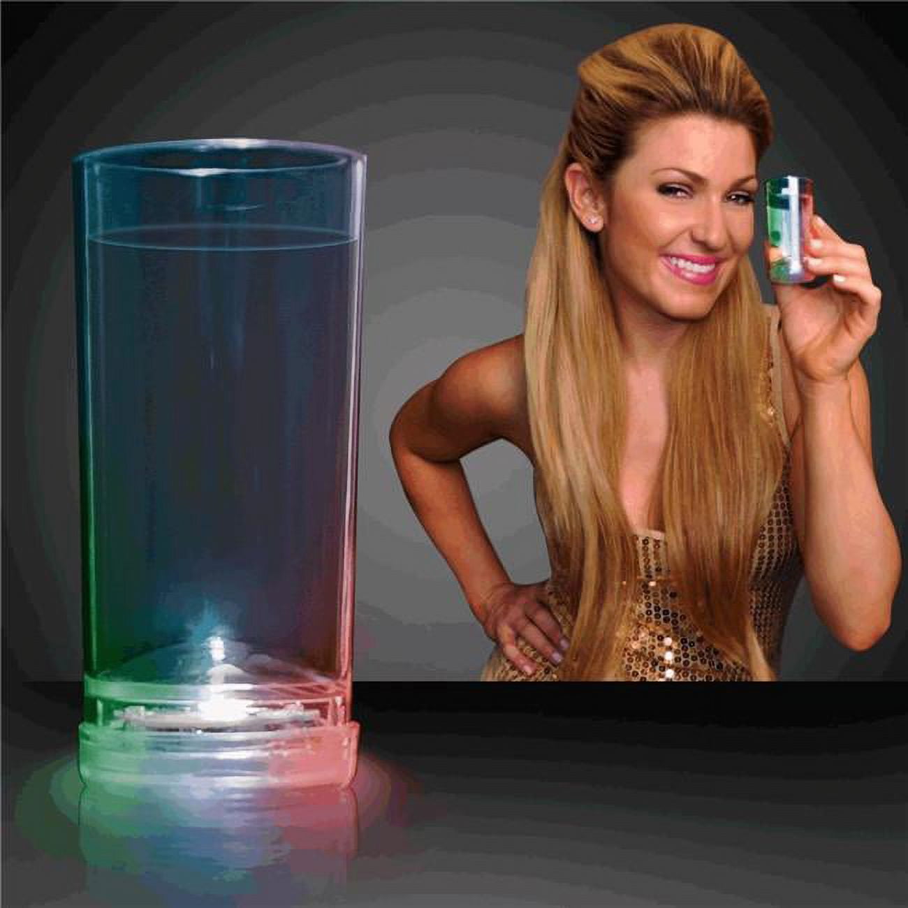 LED High Ball Glass, Multi Color
