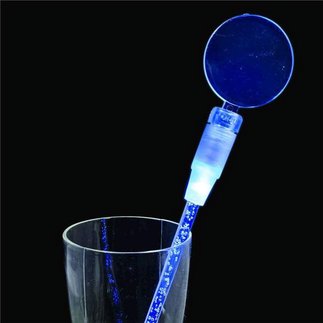 Picture of Blinkee 1408000 Blue Cocktail Party Light Up Swizzle Stick Drink Stirrer