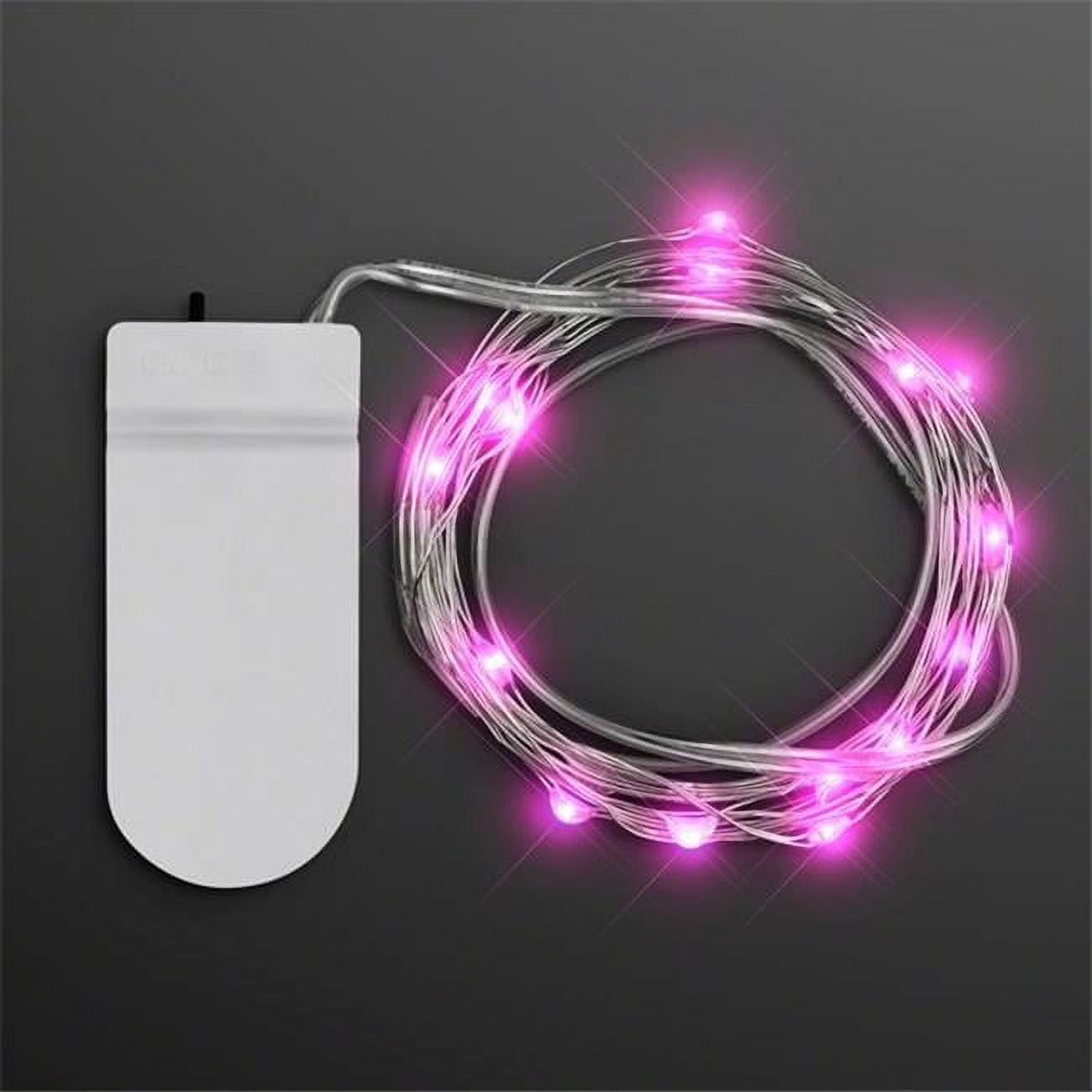 Picture of Blinkee A1500 LED 80 in. Wire String Lights, Pink