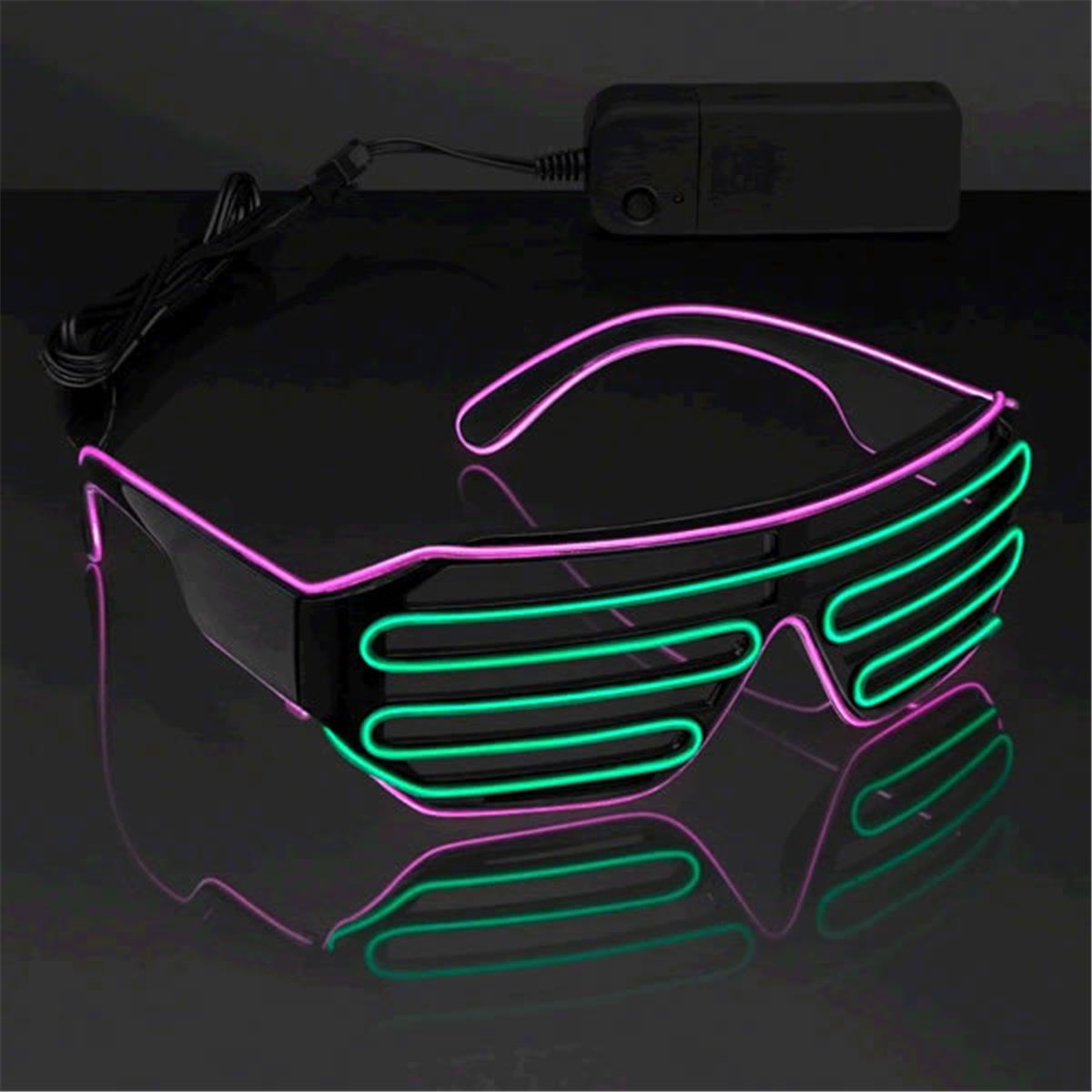 Picture of Blinkee A1600 Electro Luminescent Shutter Shades&#44; Green & Pink