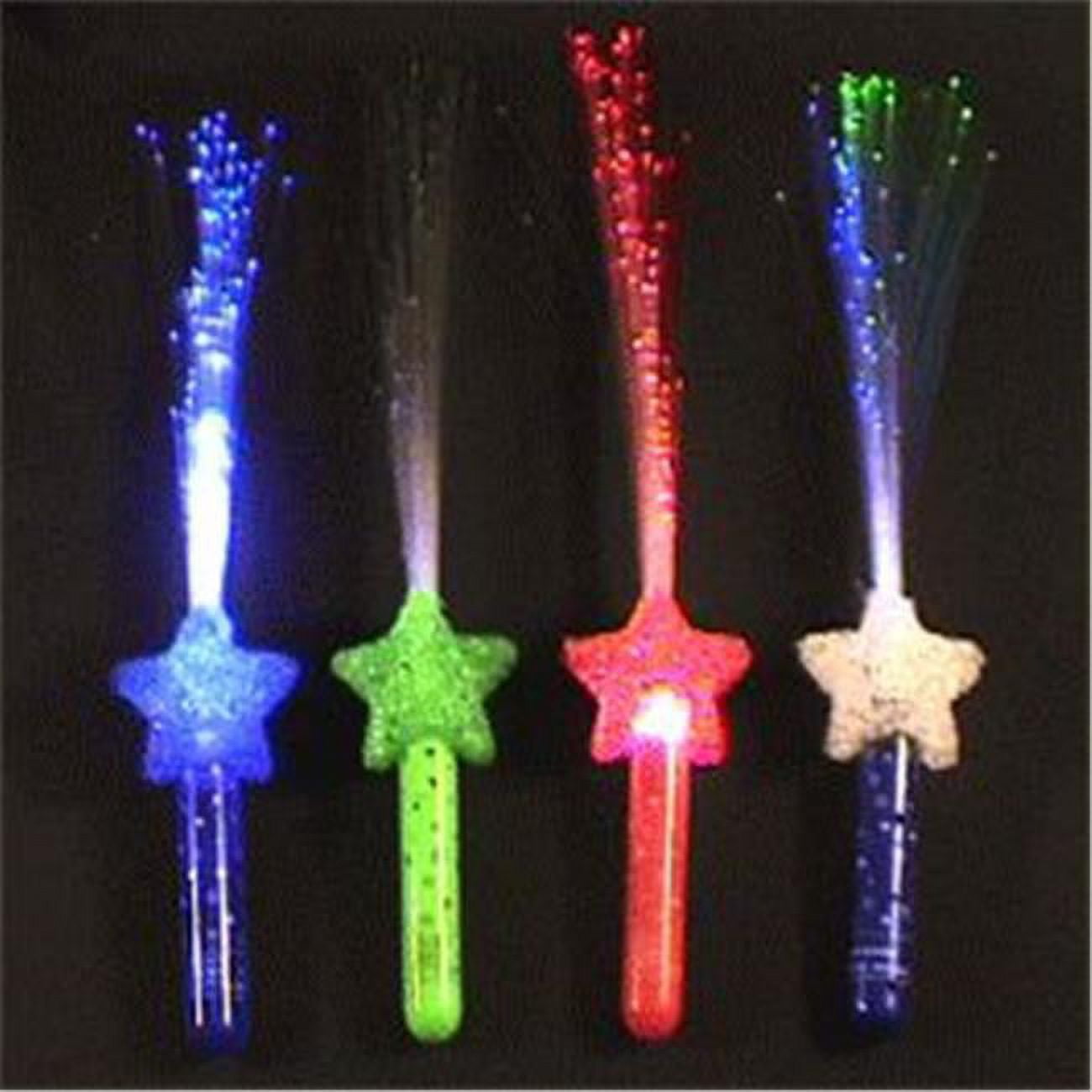Fiber Optic Star Wand - Pack of 12