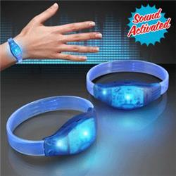 Sound Activated LED Bracelet, Blue