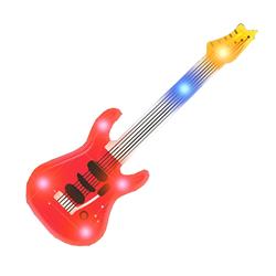 Red Guitar Flashing Body Light Lapel Pins