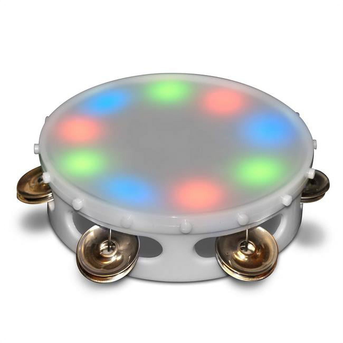 LED Multi Color Round Tambourine