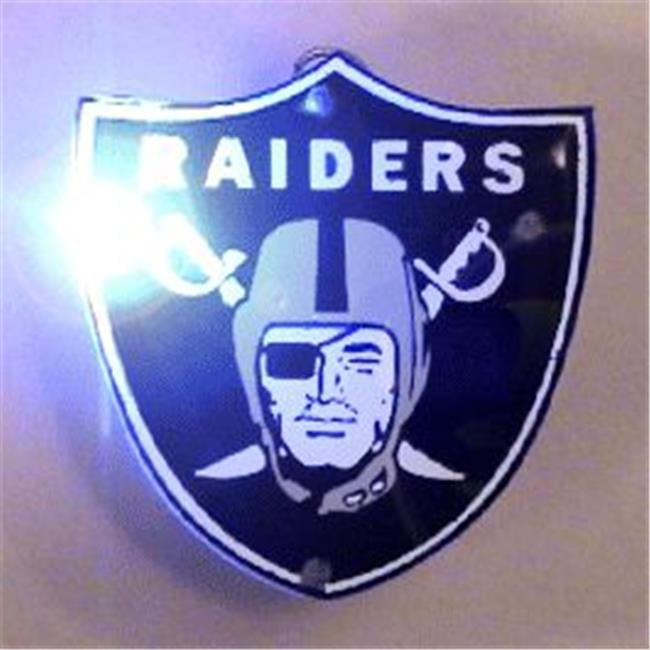 Picture of Blinkee 2355000 Oakland Raiders Officially Licensed Flashing Lapel Pin