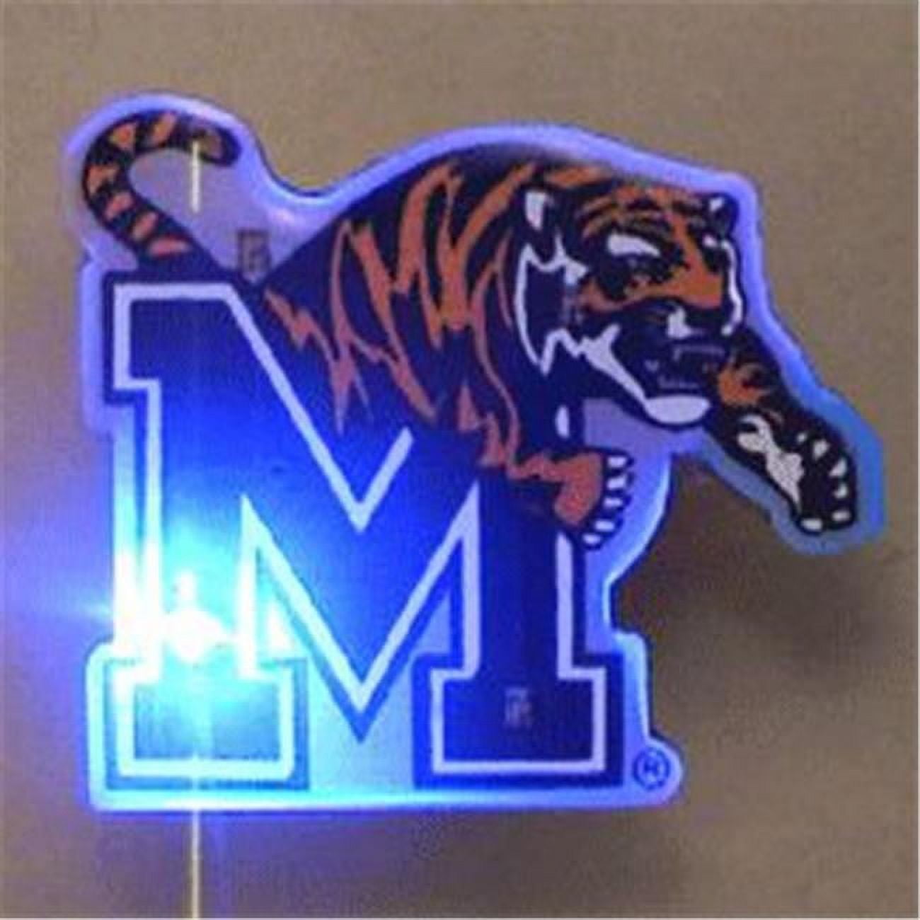 Picture of Blinkee 2455000 Memphis University Officially Licensed Flashing Lapel Pin