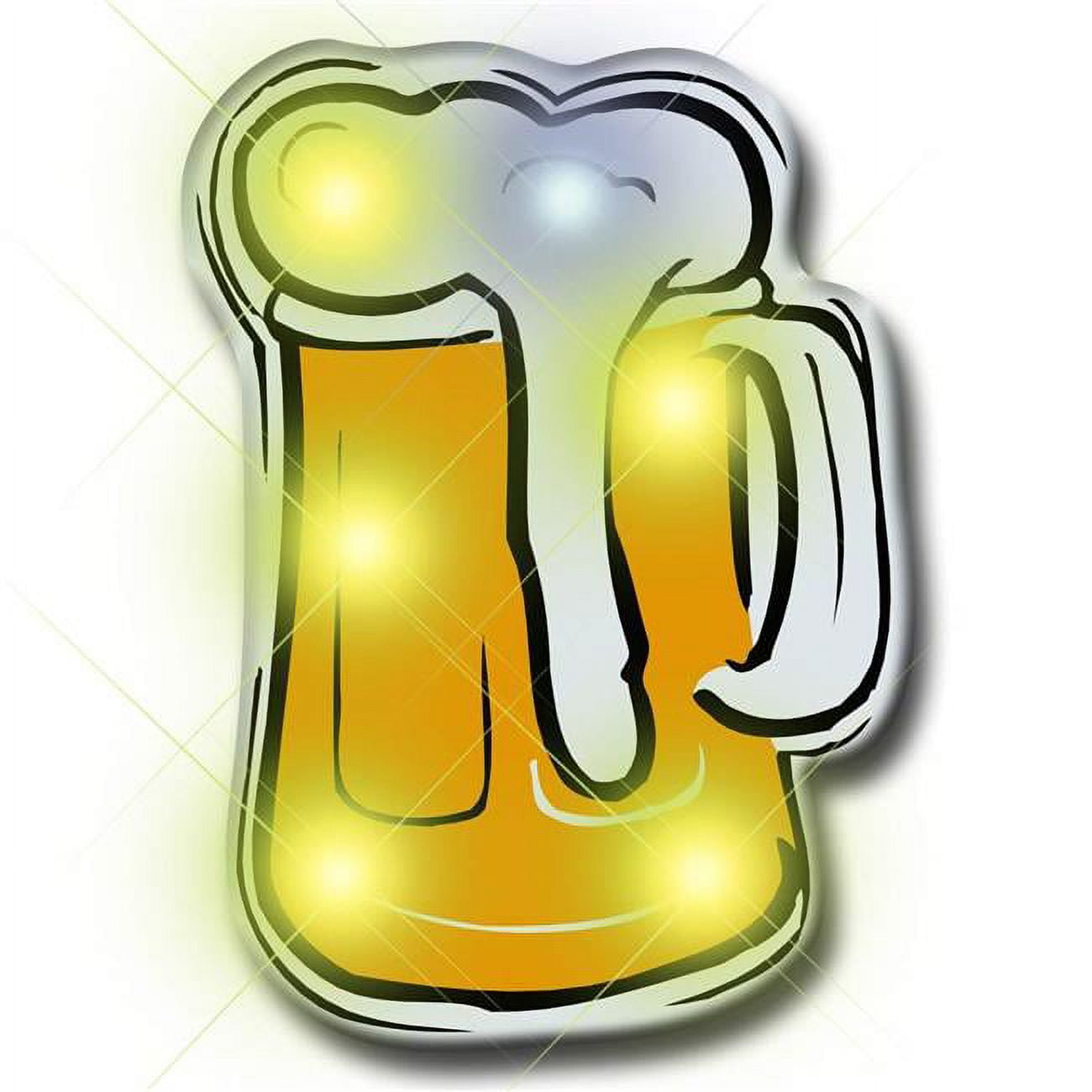 Picture of Blinkee 3255000 Beer Flashing Body Light Lapel Pins