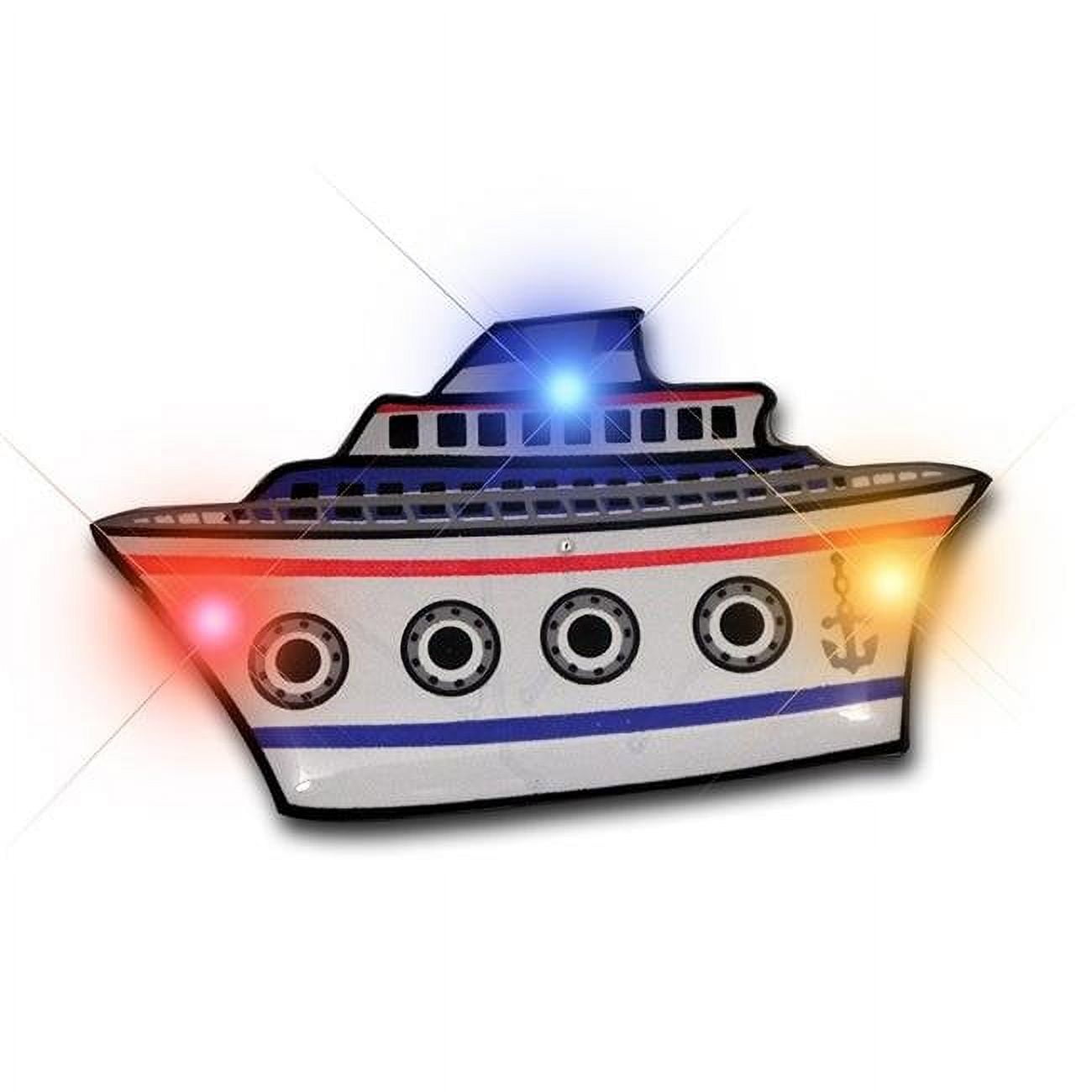 Cruise Ship Flashing Body Light Lapel Pins
