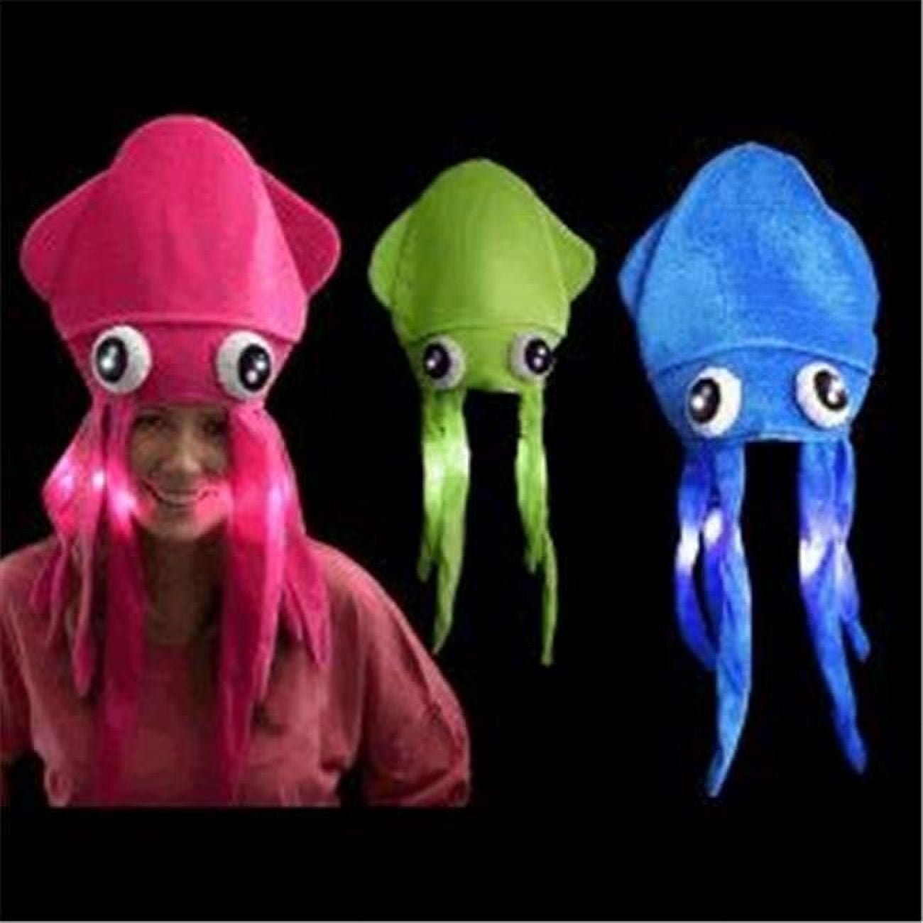 Picture of Blinkee 3995442 4  Assorted Color LED Under The Sea Squid Hat
