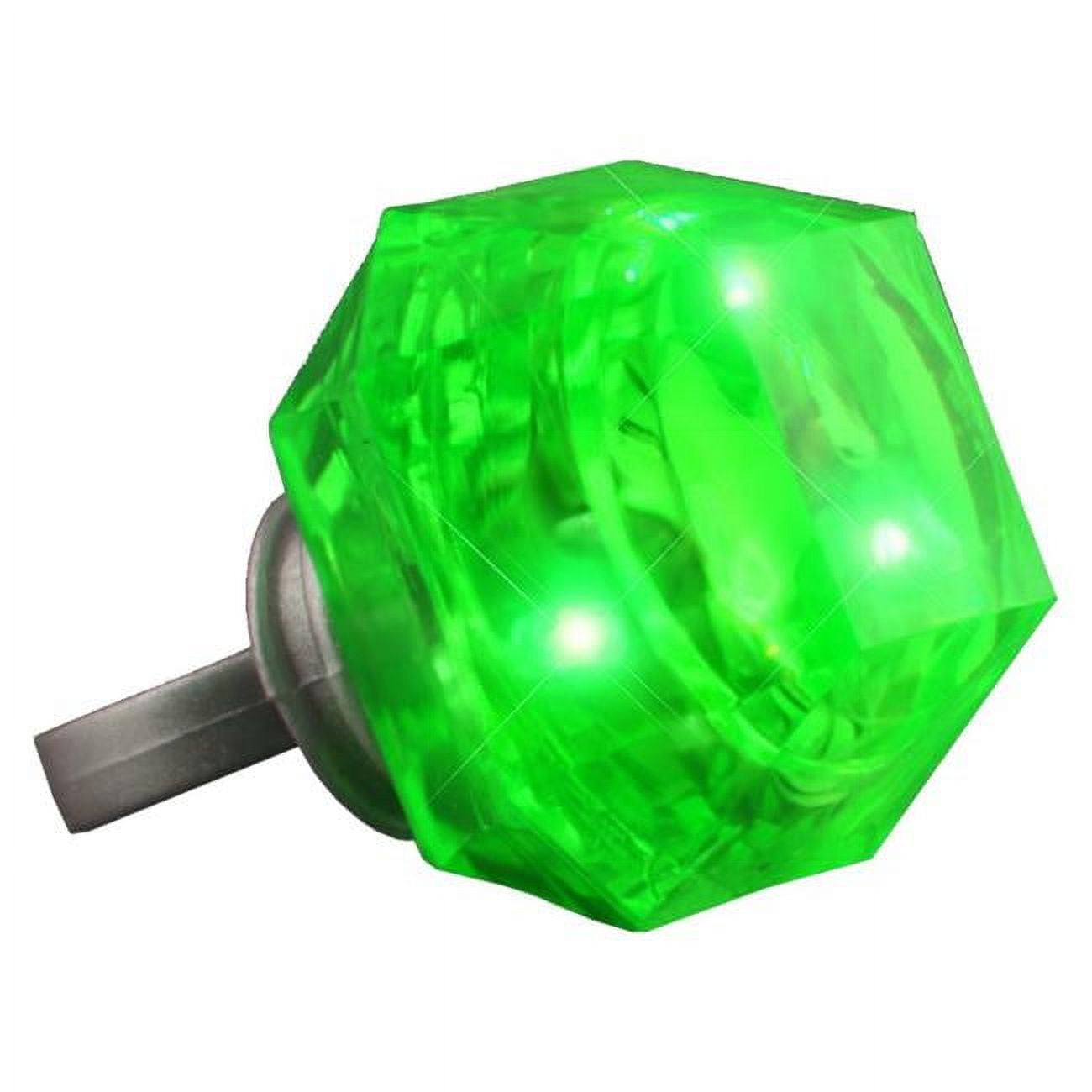Picture of Blinkee LGEMRG Large Emerald Green Fashionable LED Gem Ring for Parties