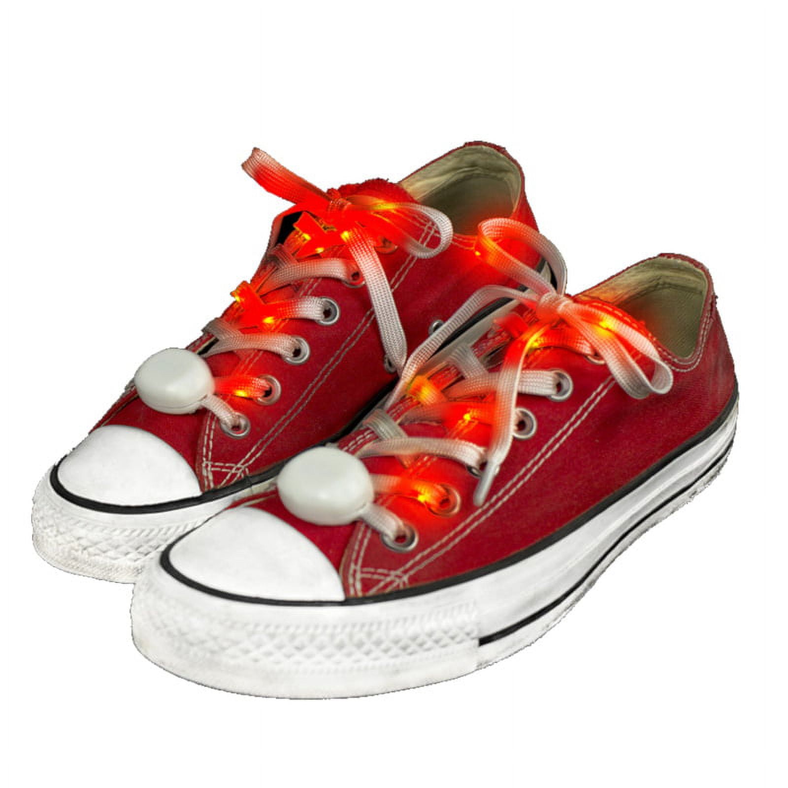 Picture of Blinkee 5070090 LED Shoelaces&#44; Red