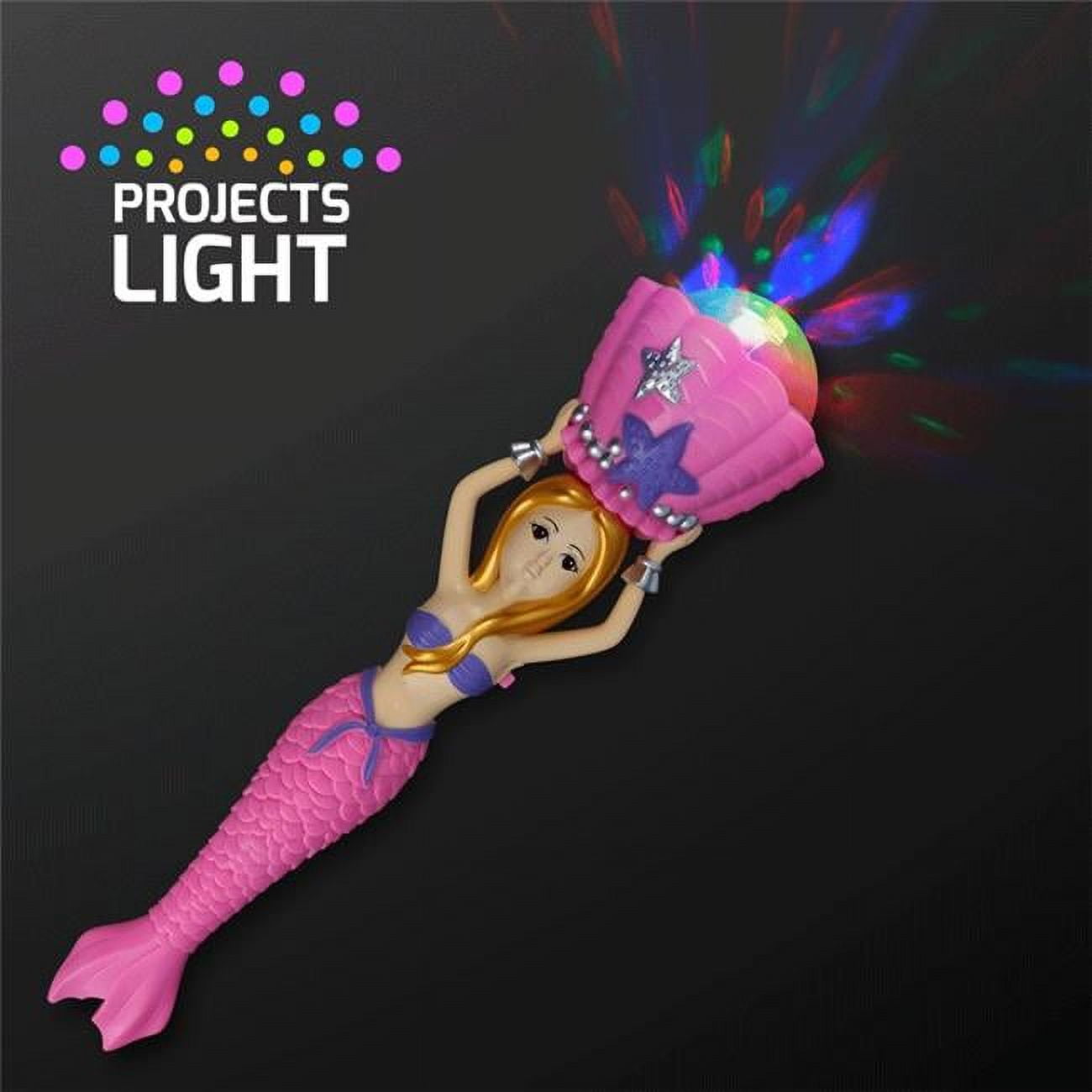 Multi Color LED Little Mermaid Prism Wand