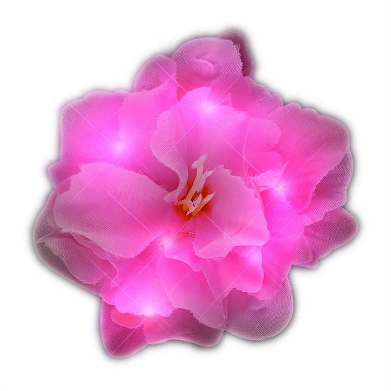 Picture of Blinkee LDFWRHC-PK Pink LED Flower Hair Clip