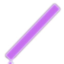 PRLFCS-PR Premium LED Foam Cheer Sticks, Purple