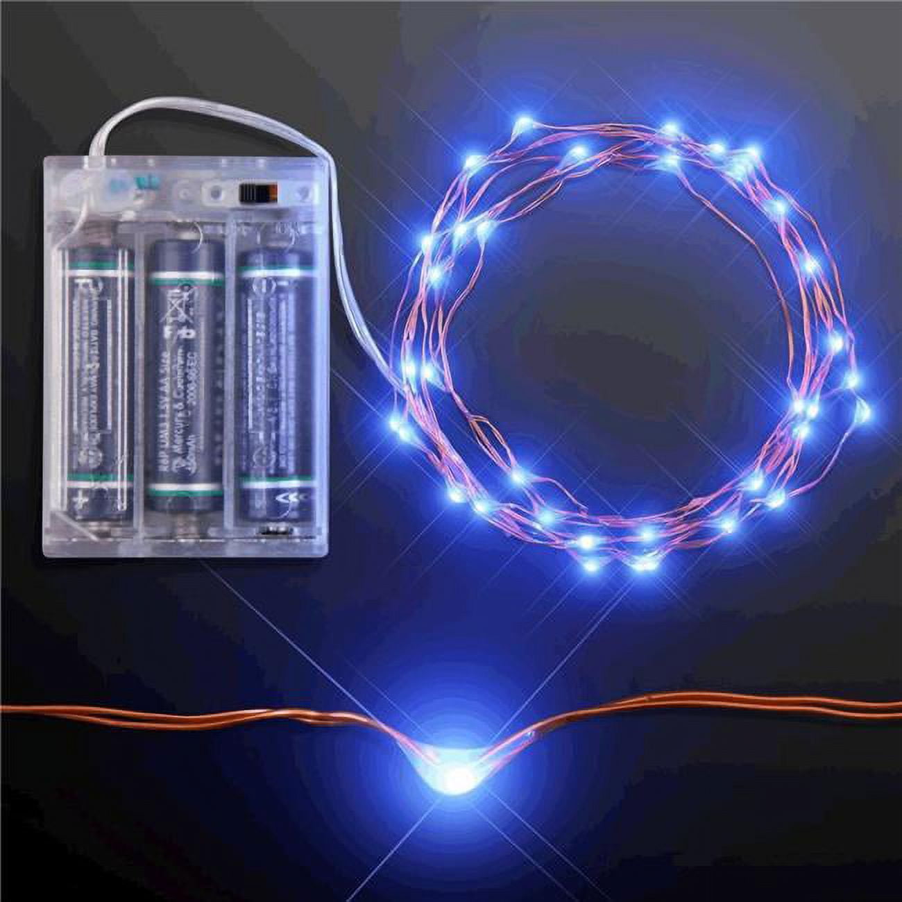 Picture of Blinkee 36070 LED Wire String Lights&#44; Blue