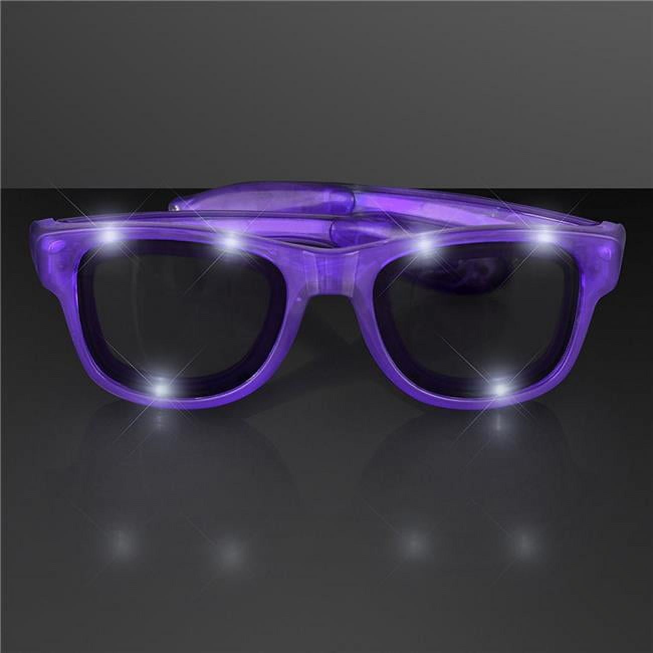 Picture of Blinkee 85069 Purple LED Nerd Glasses