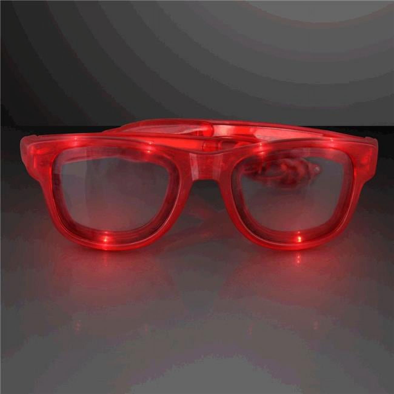 Picture of Blinkee 85071 Red LED Nerd Glasses