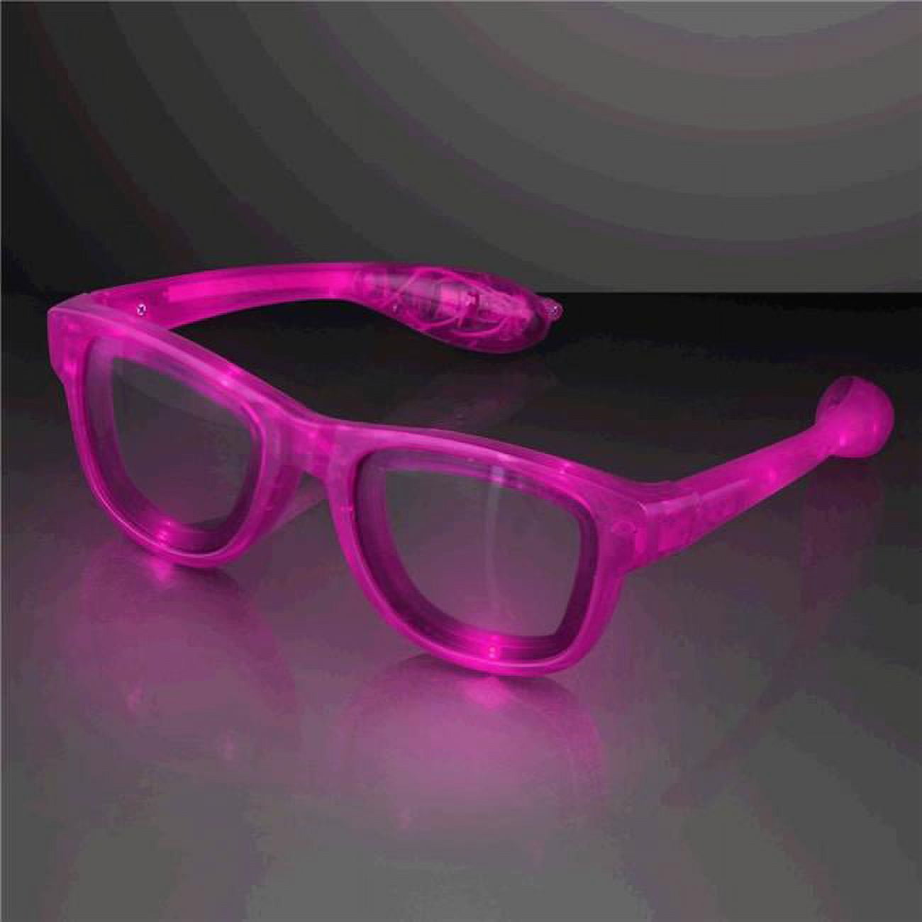 Picture of Blinkee 85078 Pink LED Nerd Glasses