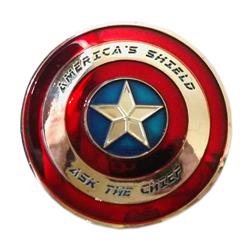 Picture of Blinkee ASATCUNCP America Shield Ask the Chief USN Navy CFO PRIDE Coin - Red&#44; Blue & Silver