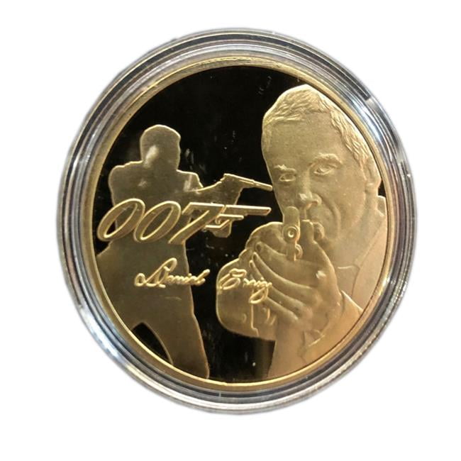 Picture of Blinkee JBWPDSSCS 007 James Bond Walther PPK Death Spiral Sniper Scope Commemorative Gold Coin