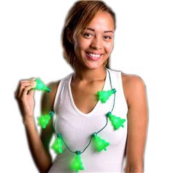 GCTSLUN Evergreen Christmas Tree String Light Up Party Necklace