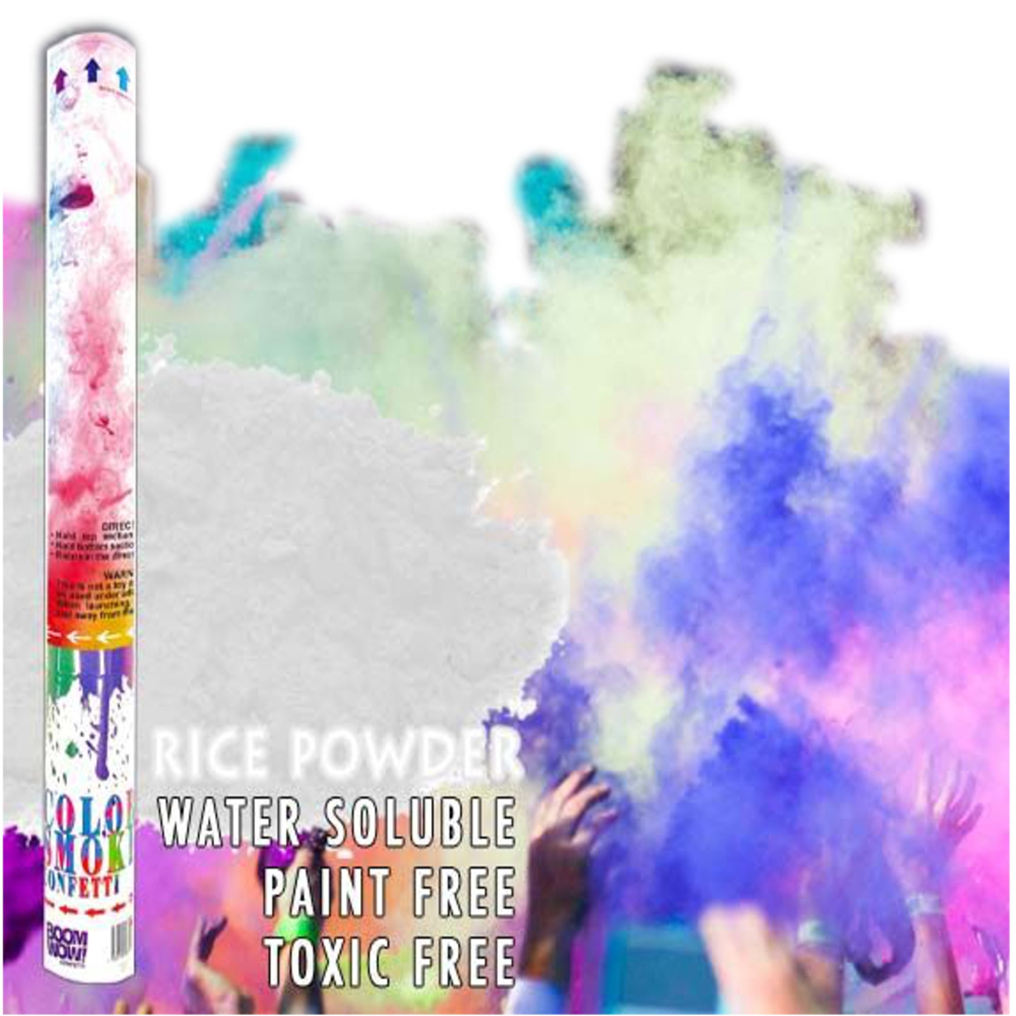 Picture of Blinkee HPGRCC18-WT 18 in. Holi Powder Confetti Cannon&#44; White