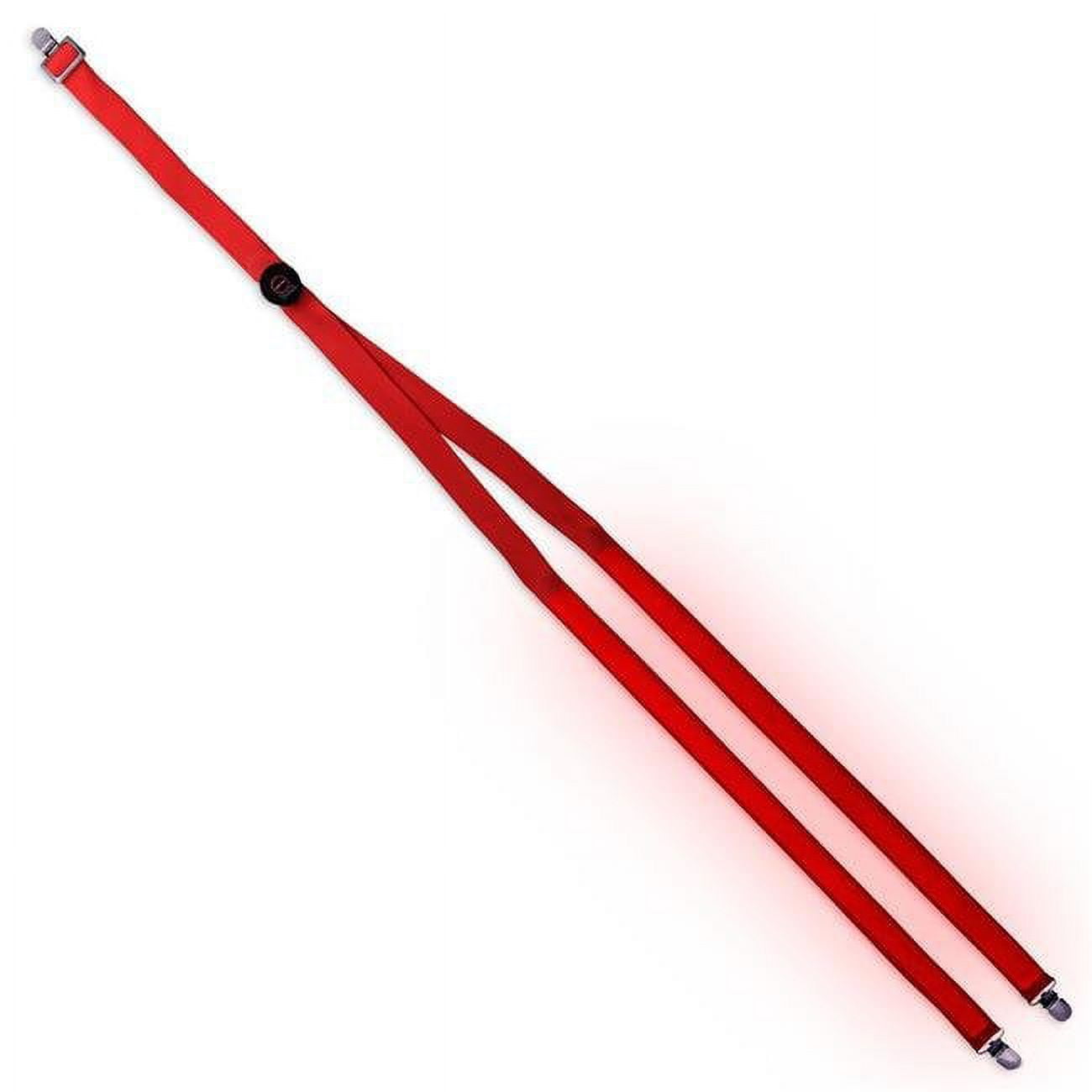 LED Suspenders, Red